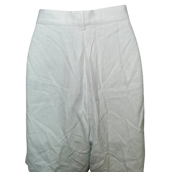 Tommy Bahama Seafoam Green Silk Shorts | Size 6 High Waisted Resort Wear - Picture 5 of 6